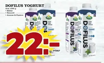 minmatbutik Dofilus yoghurt erbjuda
