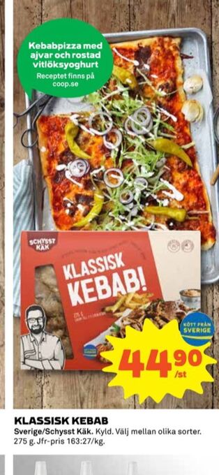 Coop Schysst käk kebab erbjuda