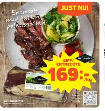 Coop Forum Naturkött biff erbjuda