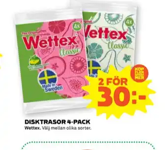 Wettex diskdukar