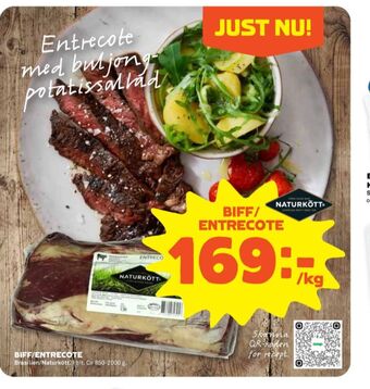 Stora Coop Naturkött biff erbjuda