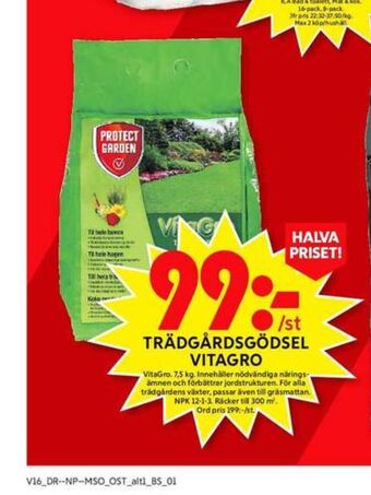 ICA Maxi Vitagro gödsel erbjuda