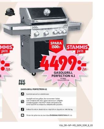 ICA Maxi Fcc bbq gasolgrill erbjuda