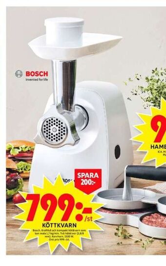 ICA Maxi Bosch matberedare erbjuda