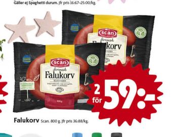 ICA Nära Scan falukorv erbjuda
