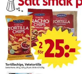ICA Nära Santa maria tortillachips erbjuda