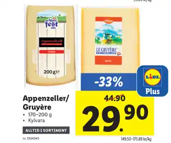 Appenzeller/Gruyere 170-200g