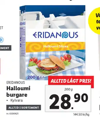 Lidl Halloumi burgare 200g erbjuda