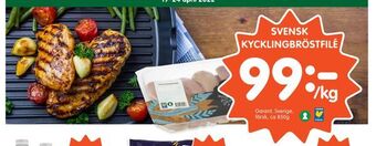 Tempo Svensk kycklingbröstfilé erbjuda