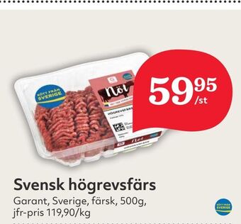Svensk högrevsfärs