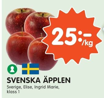 Tempo Svenska äpplen erbjuda
