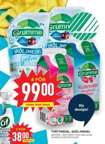 Willys Tvättmedel, sköljmedel erbjuda