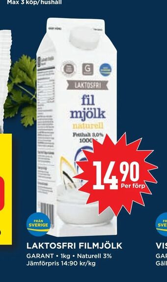 Willys Laktosfri filmjölk erbjuda