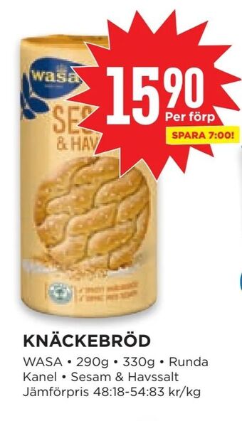 Willys Knäckebröd erbjuda