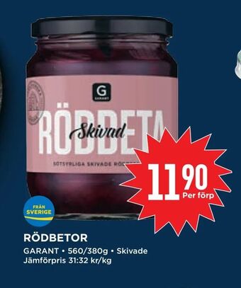 Willys Rödbetor erbjuda