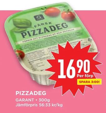 Willys Pizzadeg erbjuda