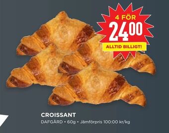 Willys Croissant erbjuda