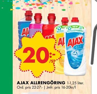 ÖoB Ajax allrengöring erbjuda