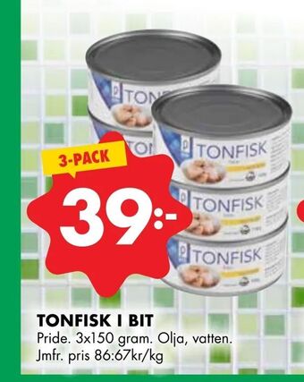 ÖoB Tonfisk i bit erbjuda