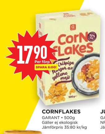Willys Hemma Cornflakes erbjuda