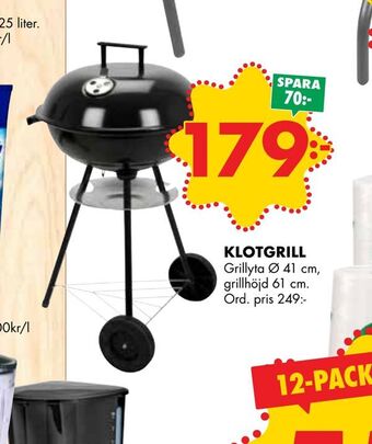 ÖoB Klotgrill erbjuda