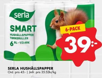 ÖoB Serla hushållspapper erbjuda
