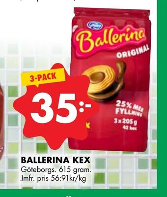 ÖoB Ballerina kex erbjuda