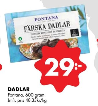 ÖoB Dadlar erbjuda