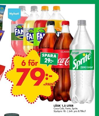 ÖoB Läsk 1,5 liter erbjuda
