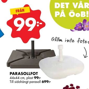ÖoB Parasollfot erbjuda