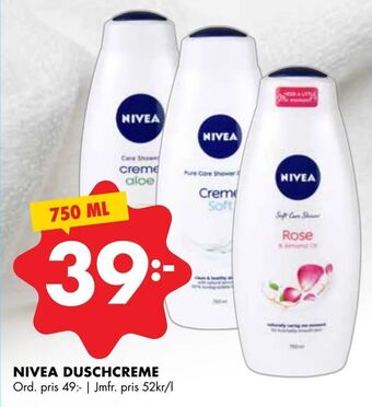 ÖoB Nivea duschcreme erbjuda