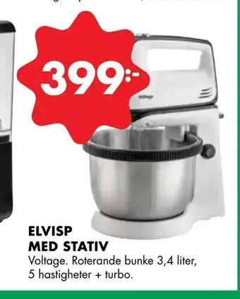 ÖoB Elvisp med stativ erbjuda