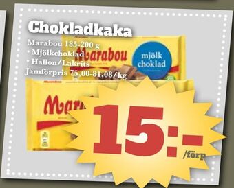 Bonum Matmarknad Chokladkaka erbjuda