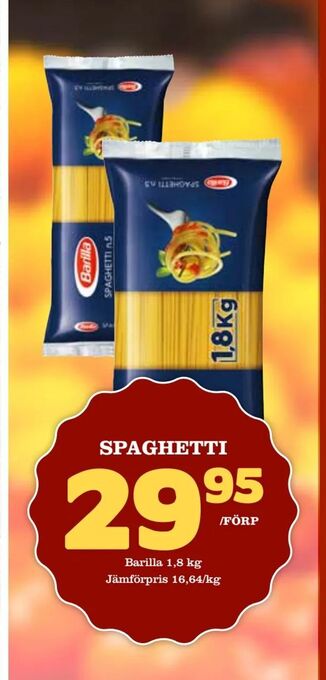 Bonum Matmarknad Spaghetti erbjuda