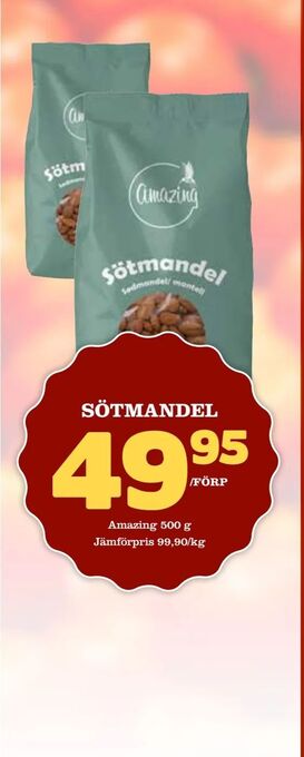Din Mat Sötmandel erbjuda