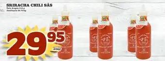 Nelins Sriracha chili sås erbjuda