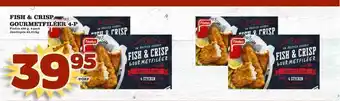 Nelins Fish & crisp gourmetfiléer 4-p erbjuda