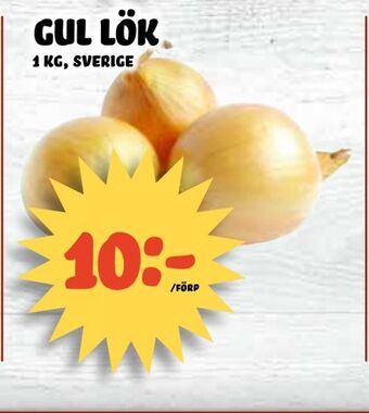 Nelins Gul lök erbjuda
