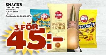 Nelins Snacks erbjuda