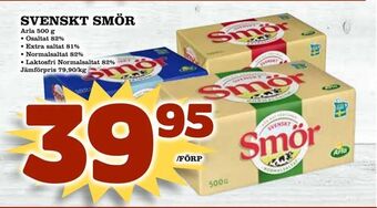 Prisma Mat Svenskt smör erbjuda