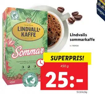 Lindvalls sommarkaffe 450g
