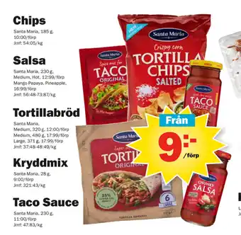 Pekås Chips 185g erbjuda