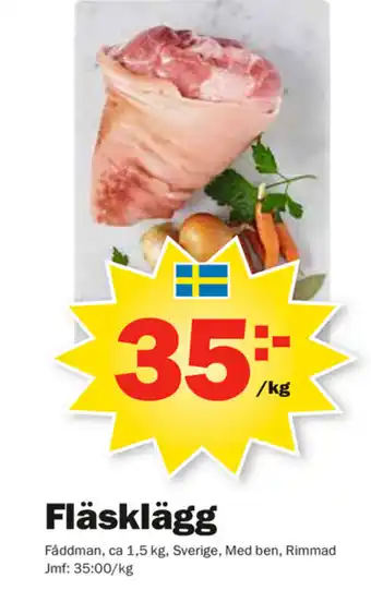 Pekås Fläsklägg 1kg erbjuda