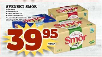 Rinkeby Matcenter Svenskt smör erbjuda