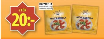 Matvärlden Tensta Mozzarella erbjuda