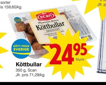Matöppet Köttbullar erbjuda