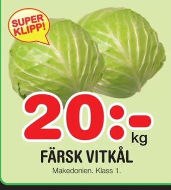 Nya Pulsen Färsk vitkål erbjuda