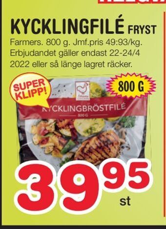 Nya Pulsen Kycklingfilé erbjuda