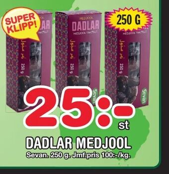 Nya Pulsen Dadlar medjool erbjuda
