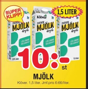 Nya Pulsen Mjölk erbjuda